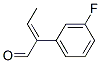 Benzeneacetaldehyde, alpha-ethylidene-3-fluoro-, (alphaE)- (9CI) Struktur