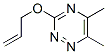 3-(2-Propenyloxy)-5,6-dimethyl-1,2,4-triazine Struktur