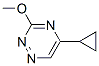 5-Cyclopropyl-3-methoxy-1,2,4-triazine Struktur