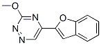 5-(Benzofuran-2-yl)-3-methoxy-1,2,4-triazine Struktur