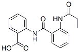 2-[[2-(propanoylamino)benzoyl]amino]benzoic acid Struktur