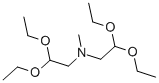 2,2'-METHYLIMINOBIS(ACETALDEHYDE DIETHYL ACETAL) Struktur