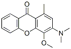 3-(Dimethylamino)methyl-4-methoxy-9H-xanthen-9-one Struktur