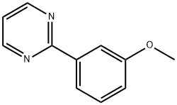 Pyrimidine, 2-(3-methoxyphenyl)- (9CI) Struktur