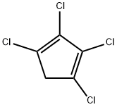 TETRACHLOROCYCLOPENTADIENE Struktur