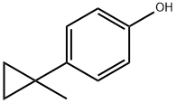 Phenol, 4-(1-methylcyclopropyl)- (9CI) Struktur