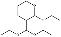 3-(DIETHOXYMETHYL)-2-ETHOXYTETRAHYDRO-2H-PYRAN Struktur