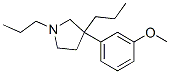 1,3-Dipropyl-3-(m-methoxyphenyl)pyrrolidine Struktur