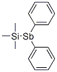 Stibine, diphenyl(trimethylsilyl)- Struktur