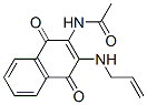 N-[1,4-dioxo-3-(prop-2-enylamino)naphthalen-2-yl]acetamide Struktur