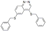 4,6-Bis(benzylthio)cinnoline Struktur