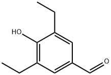 3,5-diethyl-4-hydroxybenzaldehyde Struktur