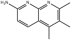 5,6,7-TRIMETHYL-1,8-NAPHTHYRIDIN-2-AMINE Struktur