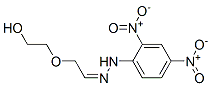 2-[(2Z)-2-[(2,4-dinitrophenyl)hydrazinylidene]ethoxy]ethanol Struktur