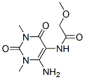 Acetamide,  N-(6-amino-1,2,3,4-tetrahydro-1,3-dimethyl-2,4-dioxo-5-pyrimidinyl)-2-methoxy- Struktur