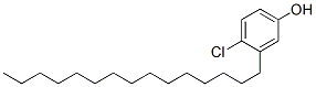 4-CHLORO-3-PENTADECYLPHENOL Structure