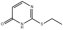 2-(Ethylthio)-4-pyrimidinol Struktur