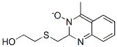 2-(((4-Methyl-3-oxido-2,3-dihydro-2-quinazolinyl)methyl)thio)ethanol Struktur