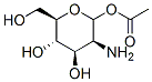 D-Mannopyranose, 2-amino-2-deoxy-, 1-acetate (9CI) Struktur