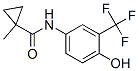 Cyclopropanecarboxamide, N-[4-hydroxy-3-(trifluoromethyl)phenyl]-1-methyl- Struktur