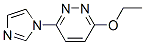 Pyridazine, 3-ethoxy-6-(1H-imidazol-1-yl)- (9CI) Struktur
