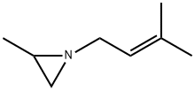 Aziridine, 2-methyl-1-(3-methyl-2-butenyl)- (9CI) Struktur