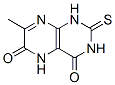 1,2,3,5-tetrahydro-7-methyl-2-thioxopteridin-4,6-dione Struktur