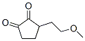 3-(2-Methoxyethyl)cyclopentane-1,2-dione Struktur