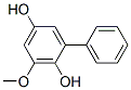 [1,1-Biphenyl]-2,5-diol, 3-methoxy- (9CI) Struktur