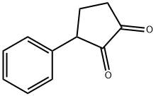 3-Phenylcyclopentane-1,2-dione Struktur