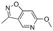 Isoxazolo[4,5-c]pyridine, 6-methoxy-3-methyl- (9CI) Struktur