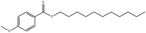 4-Methoxybenzoic acid undecyl ester Struktur