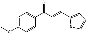 (2E)-1-(4-METHOXYPHENYL)-3-(2-THIENYL)PROP-2-EN-1-ONE Structure