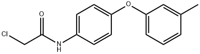 2-CHLORO-N-[4-(3-METHYLPHENOXY)PHENYL]ACETAMIDE Struktur