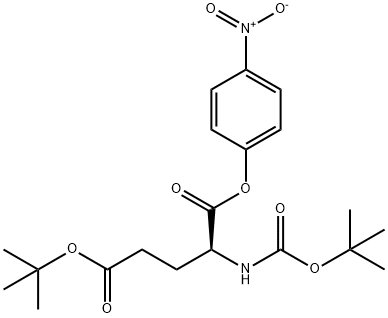 N-(叔丁氧羰基)-L-谷氨酸 5-(叔丁基) 1-(4-硝基苯基)酯, 69876-58-0, 結(jié)構(gòu)式