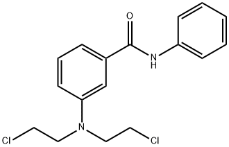 N-Phenyl-3-[bis(2-chloroethyl)amino]benzamide Struktur