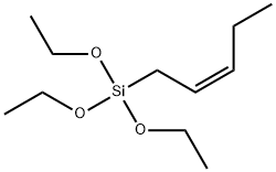 1-(TRIETHOXYSILYL)-2-PENTENE  PREDOMINA& Struktur