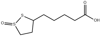 1,2-Dithiolane-3-pentanoic acid 1-oxide Struktur