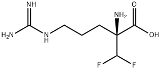 alpha-(difluoromethyl)arginine Struktur