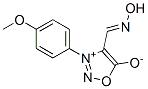 4-[(Hydroxyimino)methyl]-3-(4-methoxyphenyl)sydnone Struktur