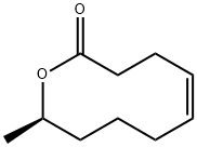 (Z)-9-Hydroxy-4-decenoic acid lactone Struktur