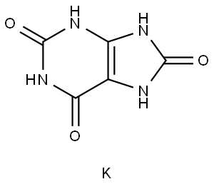 POTASSIUM URATE Struktur