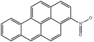 3-nitrobenzo(a)pyrene Struktur