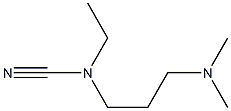 Cyanamide, [3-(dimethylamino)propyl]ethyl- (9CI) Struktur