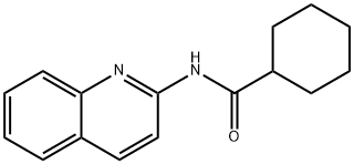 Cyclohexanecarboxamide, N-2-quinolinyl- (9CI) Struktur