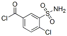 4-CHLORO-3-SULFAMOYLBENZOYL CHLORIDE Struktur