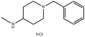 4-(Methylamino)-1-benzylpiperidine Dihydrochloride Struktur