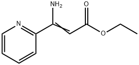 3-AMINO-3-(2-PYRIDINYL)-2-PROPENOIC ACID ETHYL ESTER Struktur