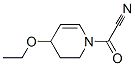 Pyridine, 1-(cyanocarbonyl)-4-ethoxy-1,2,3,4-tetrahydro- (9CI) Struktur