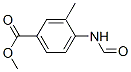 Benzoic acid, 4-(formylamino)-3-methyl-, methyl ester (9CI) Struktur